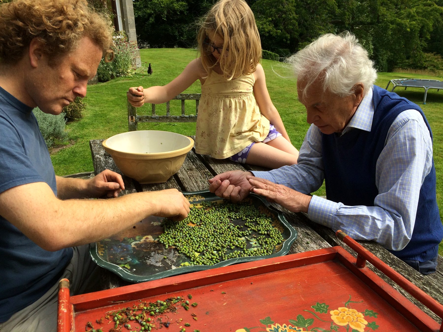 Three generations at Hepple